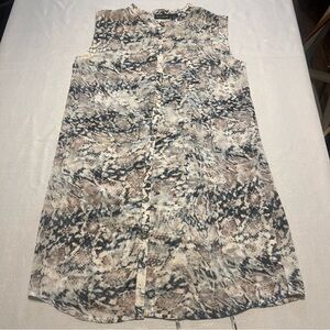 DKNY Jeans Abstract Pattern Top